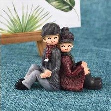 Sırt Sırta Veren Sevgililer Teraryum Obje Teraryum Malzemeleri Teraryum Minyatürleri