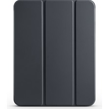 Maks Technology iPad11.nesil 2025 Mkst Smart Cover Kalem Bölmeli Standlı 1-1 Kılıf - Siyah