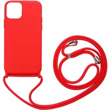 Maks Technology iPhone 12 Pro Uyumlu Mkst Ropi Kapak-Kırmızı