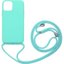 Maks Technology iPhone 12 Uyumlu Mkst Ropi Kapak-Turkuaz