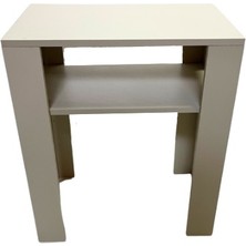 Raflı Balkon Masası, 40X70CM, Raflı Ufak Masa, Çalışma Masası, Kahvaltı Masası
