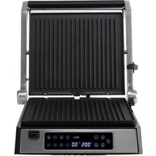 Luxell Lxtm-03 2200 Watt Izgara Ve Dijital Tost Makinesi Izgara İçin 180° Açılabilir