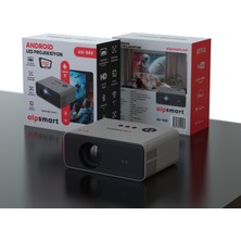 Alpsmart AS-585 Android 11 Led Projeksiyon Cihazı