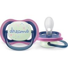 Philips Avent Ultra Air Night Karanlıkta Parlar Gece Emziği 6-18 ay Kız