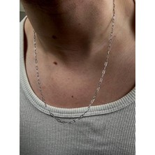 Erkek Zincir Paslanmaz Çelik Kolye Kadın Renk Atmaz Unısex Kararmaz Sağlam Çelik