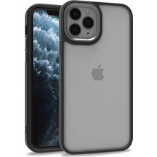 Maks Technology iPhone 11 Pro Max Uyumlu Mkst Flora Kapak-Siyah