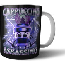 Pixxa Italian Brainrot Cappuccino Assassino Kupa Bardak Model 2