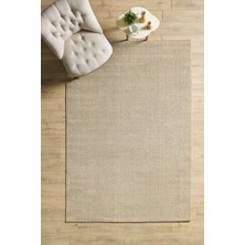 Anaska Home Modern Halı Sisal Bukleli Halı Bej Halı Salon Halısı Oturma Odası Halısı Koridor Halısı Yolluk
