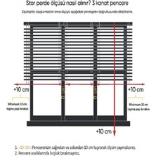 Ekru MZ508 Stor Zebra Perde 190 x 266