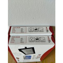 100 Watt LED Projektör 9000 Lm - Beyaz Işık Ip 66 Su Geçirmez Siyah Kasa