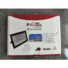 100 Watt LED Projektör 9000 Lm - Beyaz Işık Ip 66 Su Geçirmez Siyah Kasa