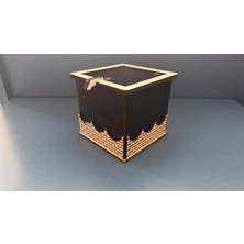 Dekoratif Obje Kabe Motifi Ahşap Biblo
