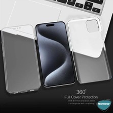 Apple iPhone 14 Pro Max Kılıf 6 Tarafı Tam Full Koruma 360 Clear Soft Şeffaf [iphone 14 Pro Max ile Uyumlu Kılıf - Şeffaf]