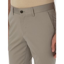 Cacharel Erkek Yeşil Slim Fit Pamuk Karışımlı Kanvas Pantolon 50298899-VR054