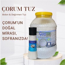 Çorumtuz %100 Doğal Çorum Kaynak Tuz 5 kg Pet Yanında Değirmen. Türkiyenin Tuzu