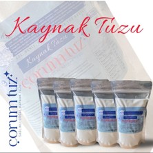 Çorum Tuzu Doğal Kaynak Tuz Öğütülmüş 600G'LIK 5 Paket