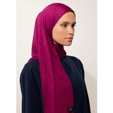 Rabia Z - Penye Koyu Vişne Şal