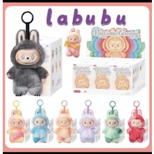 Labubu Oyuncak Büyük Peluş Anime Figür Labubu Canavar Elfler Sürpriz 1 Adet 17 cm