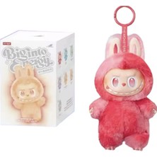 Labubu Oyuncak Büyük Peluş Anime Figür Labubu Canavar Elfler Sürpriz 1 Adet 17 cm