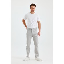 Erkek Regular Fit Geniş Paça Yüksek Bel Casual Kot Pantolon