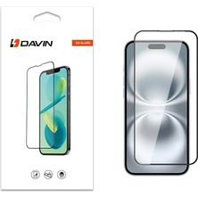 iPhone Uyumlu 16 Davin 5d Cam Ekran Koruyucu