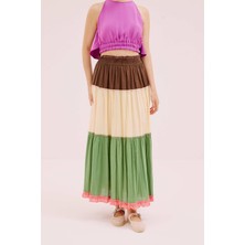 Pileli Uzun Etek Standart Renk Y2269141_089