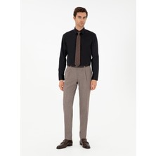 Cacharel Erkek Vizon Slim Fit Kumaş Pantolon 50293330-VR052