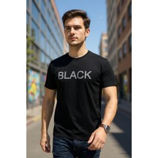 Erkek Slim Fit Bisiklet Yaka T-Shirt
