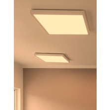 Sıva Üstü 60CM X60CM LED Panel, Aydınlatma Avize, 60X60 LED Avize, 54 Watt, Homojen Gün Işığı 4000K