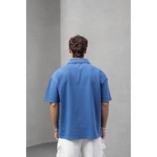 Oversize Yarım Fermuarlı T-Shirt