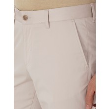 Cacharel Erkek Bej Slim Fit Pamuk Karışımlı Kanvas Pantolon 50298899-VR011