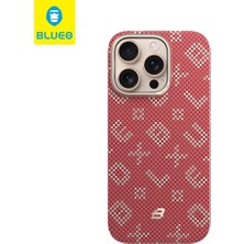 iPhone 16 Pro Max Uyumlu Magsafe Özellikli Orijinal Karbon Gilded Tactile Aramid Fiber ince Slim Kılıf