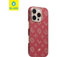 iPhone 16 Pro Max Uyumlu Magsafe Özellikli Orijinal Karbon Gilded Tactile Aramid Fiber ince Slim Kılıf