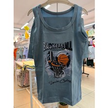 Erkek Çocuk Atlet Boxer Takım Ikili Takım Basketbol Baskılı