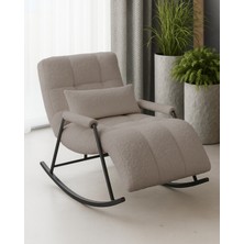 Velura Home & Living Coco Sallanan Berjer & Tv Koltuğu & Dinlenme & Okuma & Emzirme Koltuğu