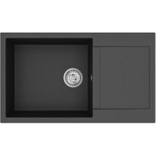 Teka Clivo 60 B Tq 1b 1d 1 Gözlü Onyx Black Granit Evye