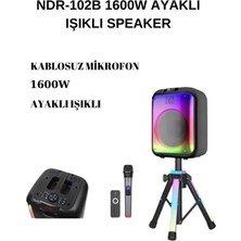 Bluetooth Hoparlör Standlı/ışıklı/kumandalı/mikrofonlu 40W - 3600 Mah Yüksek Performans