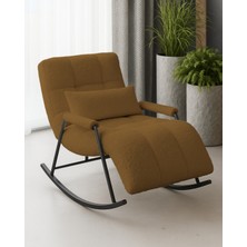 Velura Home & Living Coco Sallanan Berjer & Tv Koltuğu & Dinlenme & Okuma & Emzirme Koltuğu