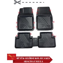 Gold Tüm Araçlara Uyumlu Aranox Kauçuk Yumuşak 3D Havuzlu Oto Paspas