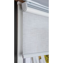 Beyaz Moon Serisi ( MOON1000 ) Metal Kasa Saydam Screen Kumaş Stor Perde