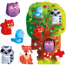 Headu Montessorı Fırst Puzzle The Forest (2-4 Yaş)