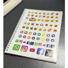 A5 Stıckerbook -16 Sayfa Yüzlerce Çıkartma