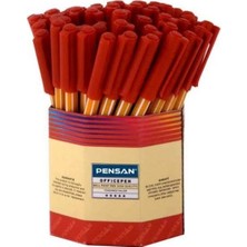 Pensan 1010 Kırmızı Tükenmez Kalem