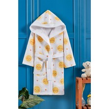 Vevien Home Güneş Dijital Baskılı Çocuk Bornozu 11- 12 Yaş