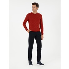 Cacharel Erkek Siyah Slim Fit Kanvas Pantolon 50304318-VR046