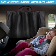 Glanz Araç Içi Perde Araba Gizlilik Perdesi Oto Güneşlik Perde Seti