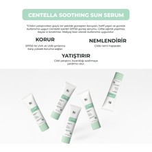 Wiwify Yatıştırıcı Onarıcı Yüksek Korumalı Centella Soothing Sun Serum SPF 50 + Pa ++++ 50 ml