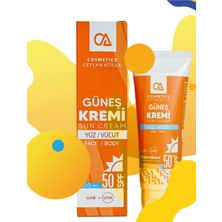 Ca Nemlendirici ve Leke Karşıtı 50 Spf Yüksek Koruma Güneş Koruyucu 100ML