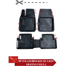 Gold Toyota Corolla Hatchback 2001-2006 3d Maxi Havuzlu Siyah Oto Paspas