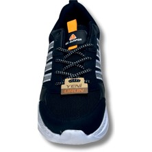 Mc Jamper 2213 Siyah Beyaz Oranj Hafızalı Iç Tabanlı Bağcıklı Erkek Spor Ayakkabı 41